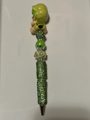 Green flower girl