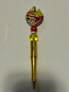 Best friends burger and fries pen