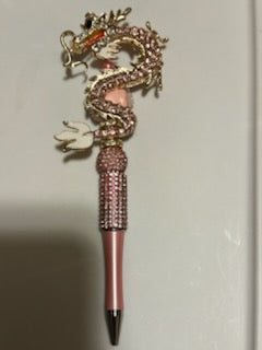 Bling Pink Chinese Dragon