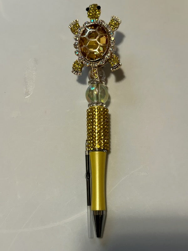 Bling Yellow turtle