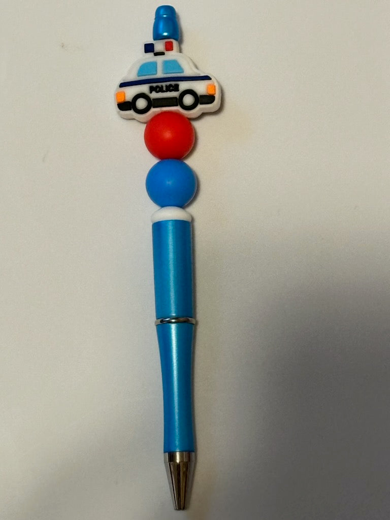 Blue Police Car Pen
