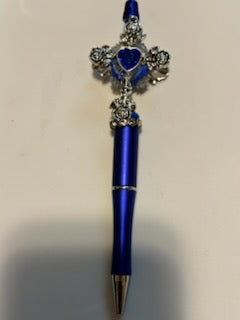 Blue cross pen
