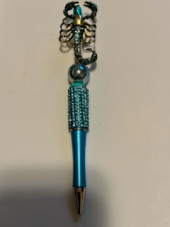 Blue scorpion pen