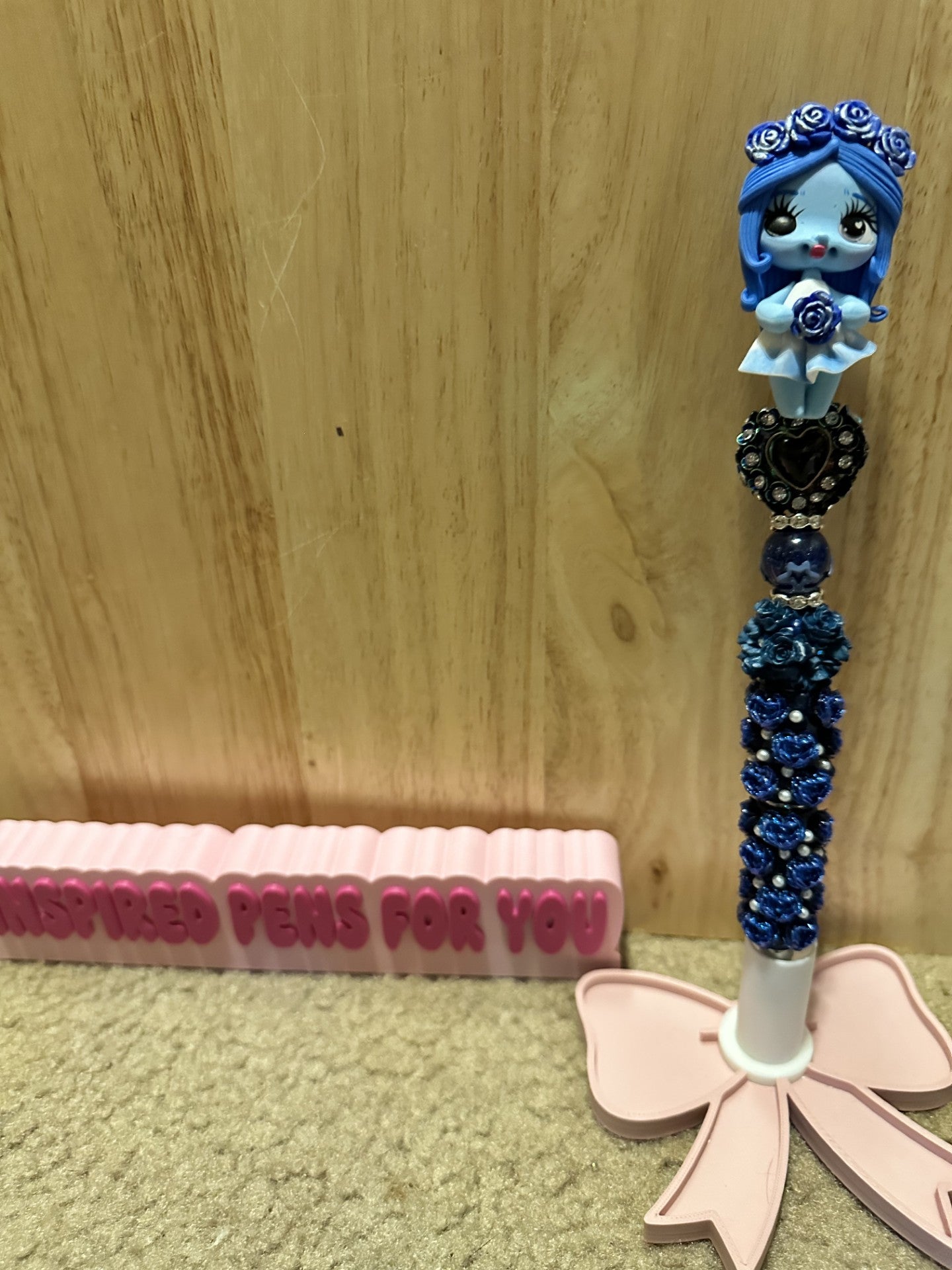 Corpse bride clay doll pen
