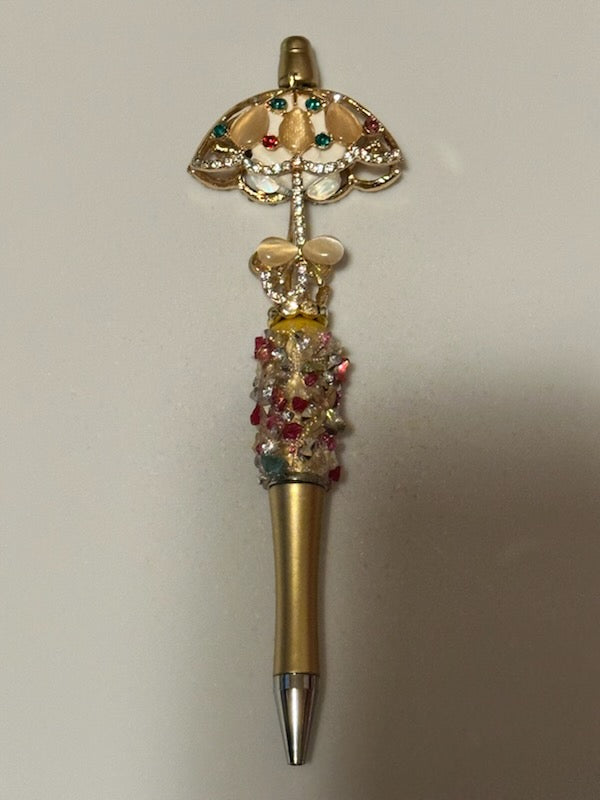 Gold bling umbrella