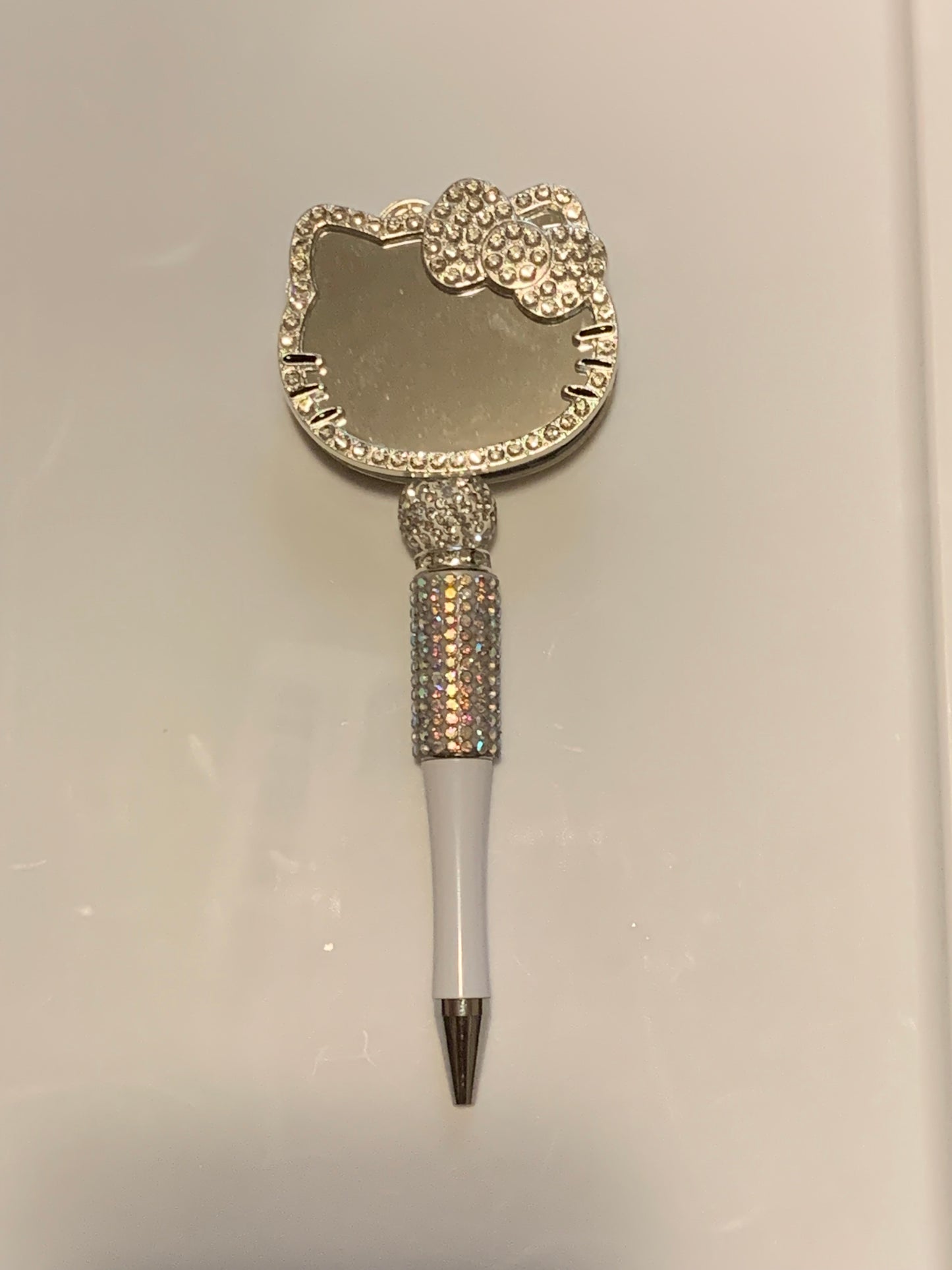 Bling Silver Hello Kitty mirror Pen