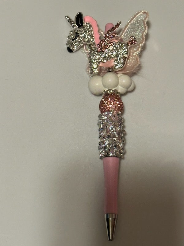 Pink and silver unicorn