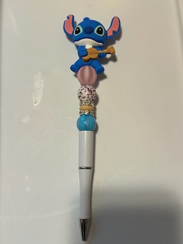 Stitch playing guitar pen