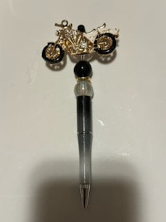White Motorcycle pen