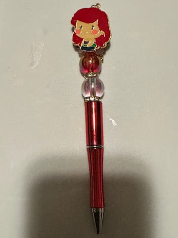 Ariel on red pen