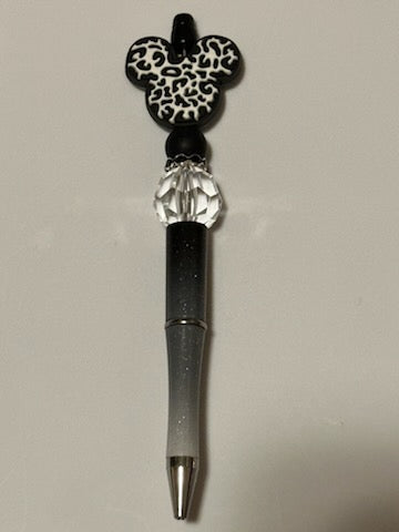 Black Mickey Leopard Ears Pen