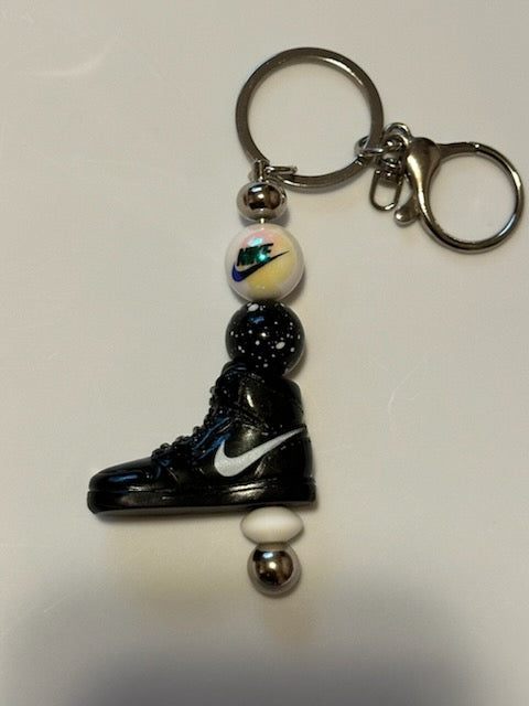 Black Nike shoe Keychain