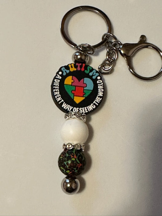 Black Autism keychain