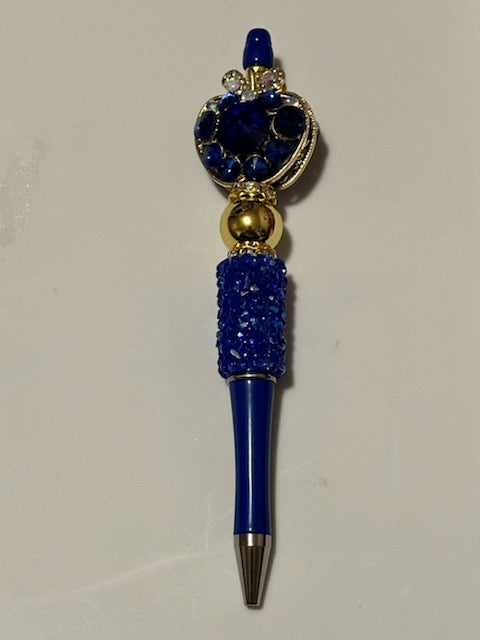 Bling blue apple