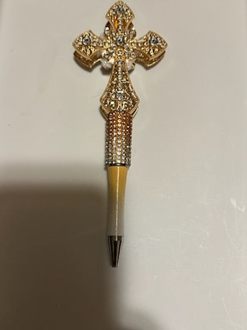 Bling Gold cross