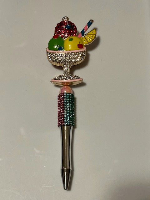 Bling ice cream in a cup pen