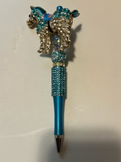 Bling blue pony pen