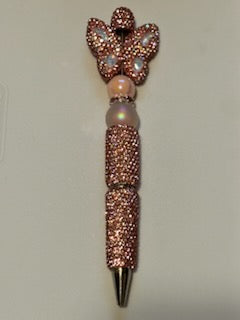Bling pink butterfly