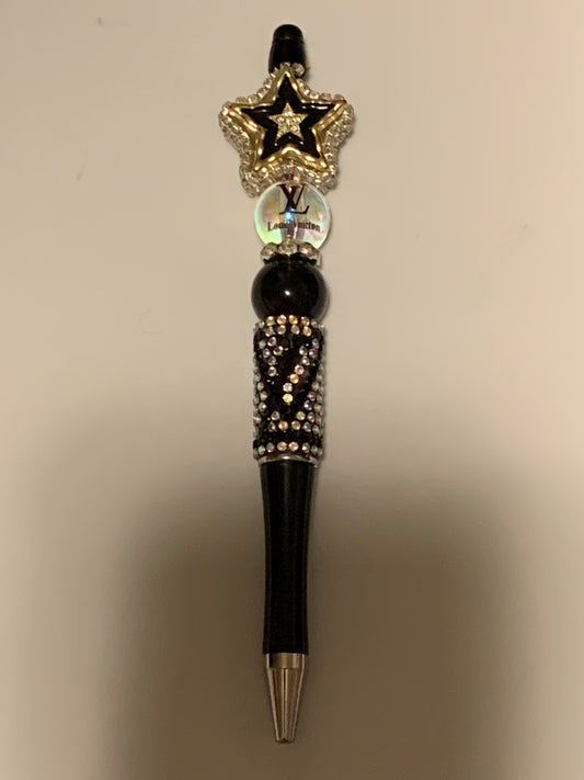 Bling star on LV pen