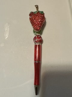 Bling strawberry pen