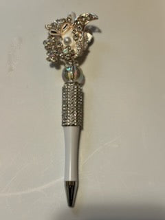 Bling white fox