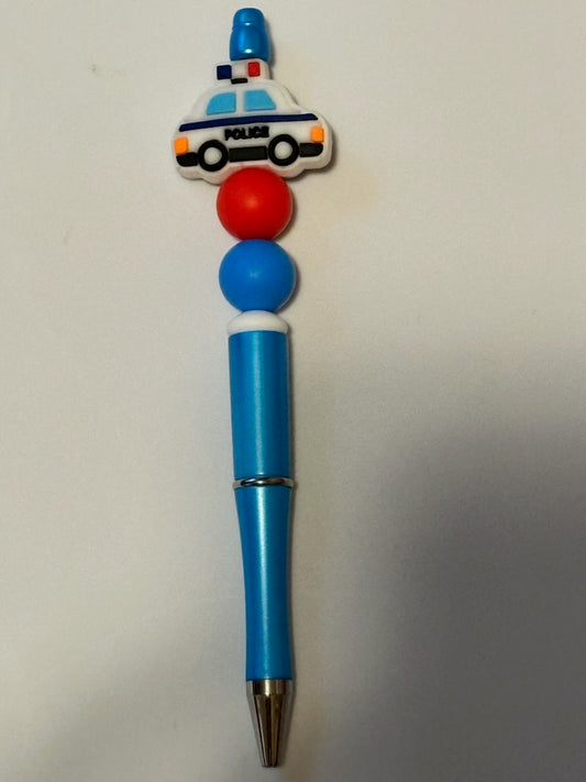 Blue Police Car Pen