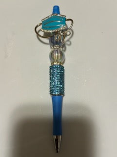 Blue mouth mask pen