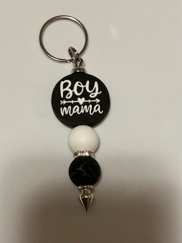 Boy Mama keychain