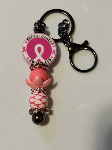 Breast cancer keychain 2