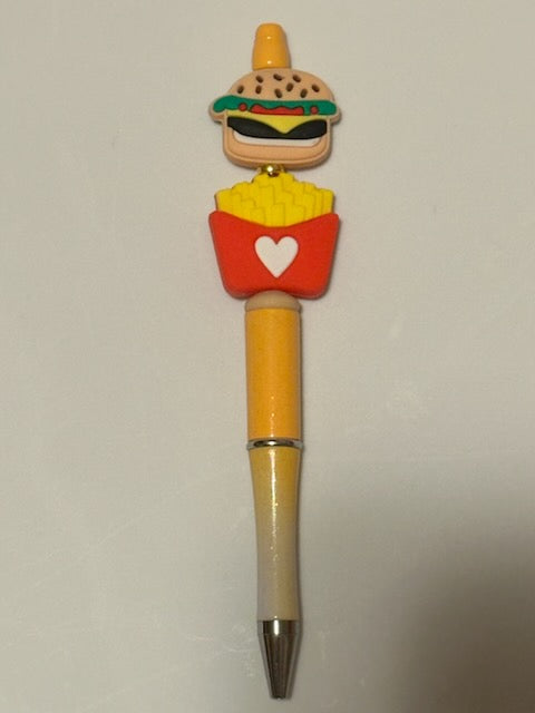 Burger and fries pen