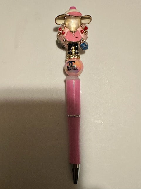 Fancy pink Chanel girl