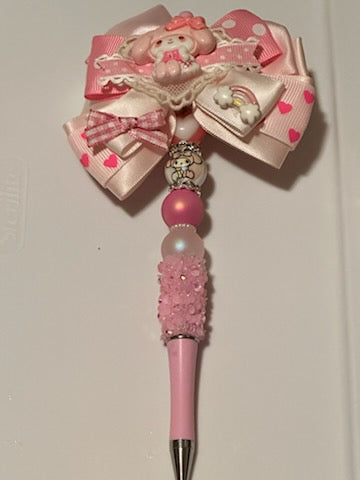 My Melody pink bow pen