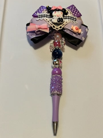 Kuromi large bow fancy pen