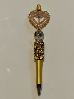 Gold Dior Heart pen