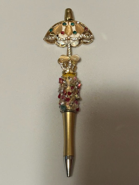 Gold bling umbrella