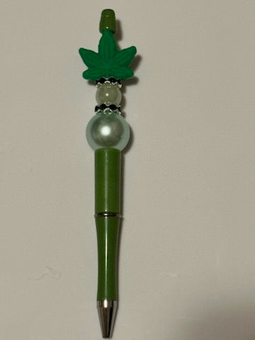 Green Happy Leaf Pen 2