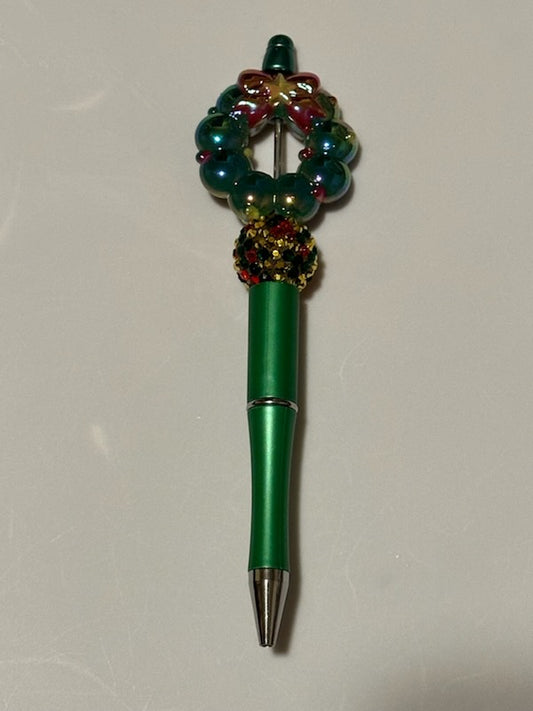 Green christmas reef pen