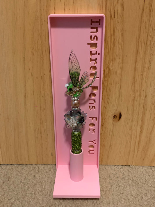 Green dragonfly pen
