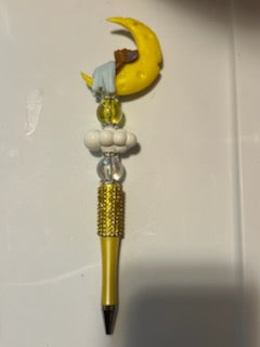 Jerry sleeping on the moon pen