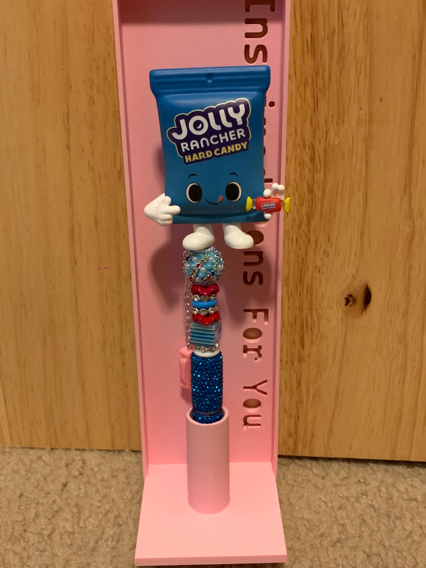 Blue Jolly Rancher pen