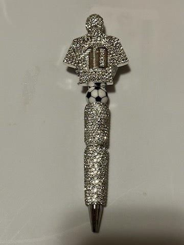 Messi bling soccer pen