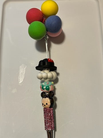 Mickey balloon head on cloud