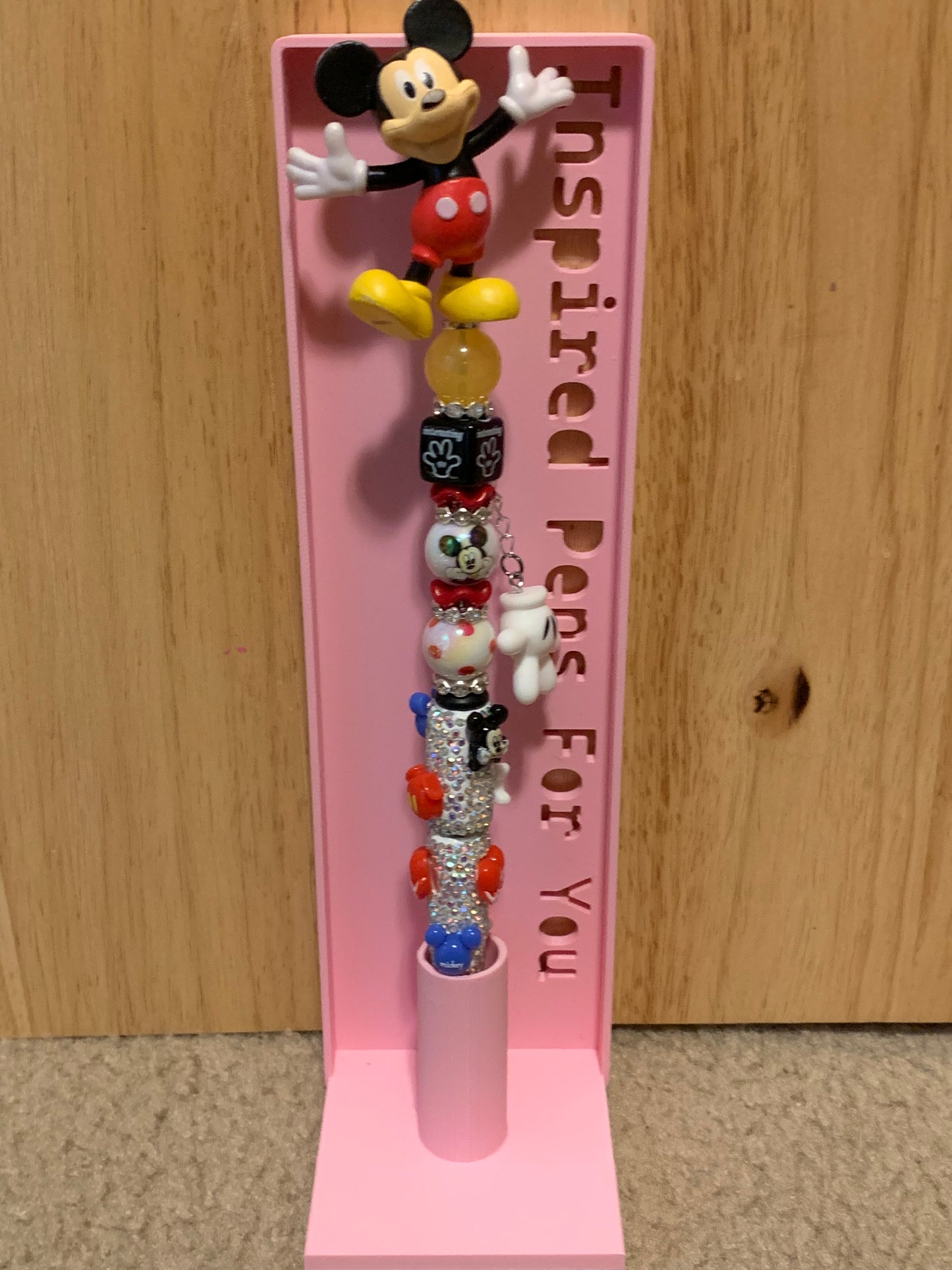 Mickey with hanging hand pen