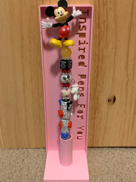 Mickey with hanging hand pen