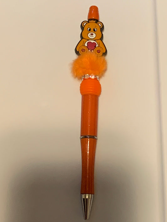 Orange Care Bear Pen