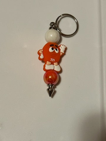 Orange MM keychain