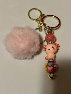 Pink Axo Keychain