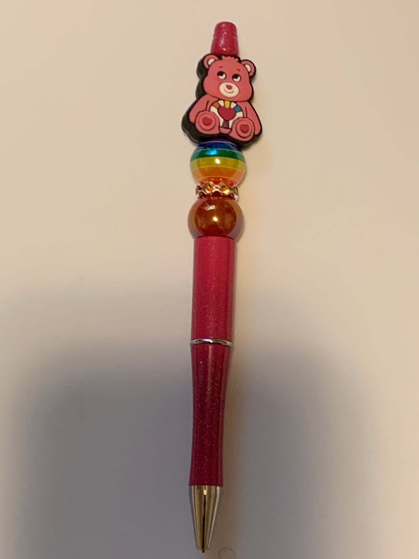 Pink Care Bear Pen