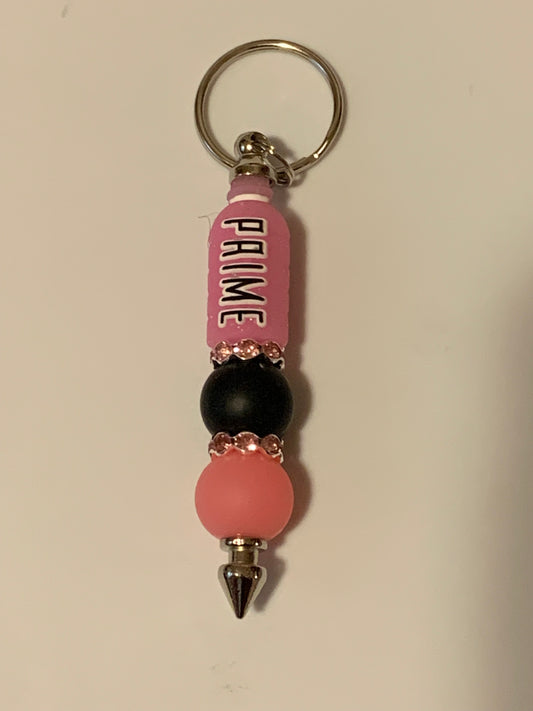 Pink Prime keychain