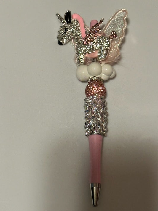 Pink and silver unicorn